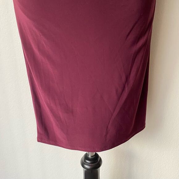 INC sz 0 bodycon sheer lace sheath knee length dress - Picture 4 of 8